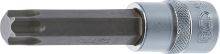 BGS Hlavice zástrčné 1/2", T15 - T70, T-profil, délka 100 mm