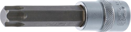 BGS Hlavice zástrčné 1/2", T15 - T70, T-profil, délka 100 mm
