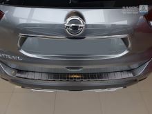 Ochranná lišta hrany kufru Nissan X-Trail 2017-2022 (tmavá, matná) (4)