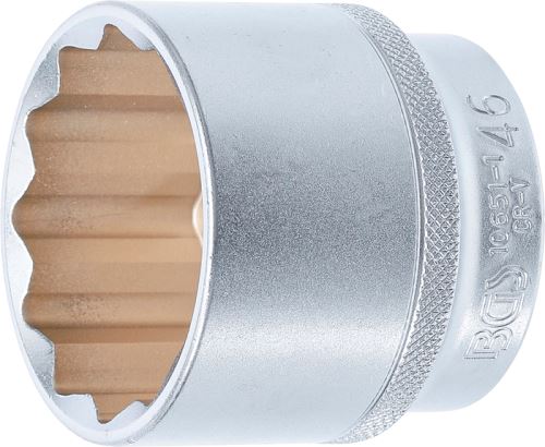 BGS Hlavice nástrčné 1/2", 8 - 46 mm, 12ti hranné