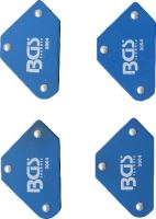 Magnety pro sváření úhlů 72x43x11 mm, 45°-90°-135°, sada 4 dílů - BGS 3004 (1)