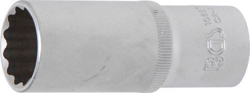 BGS Hlavice nástrčné 1/2", 8 - 28 mm,12ti hranná, prodloužené