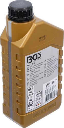 Hydraulický olej,  minerální,  1 l - BGS 71036