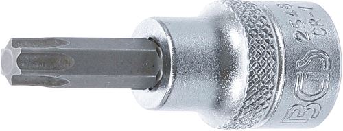 Výprodej/Hlavice zástrčná 3/8" pro T-profil T40, chrom vanadium - BGS 2546