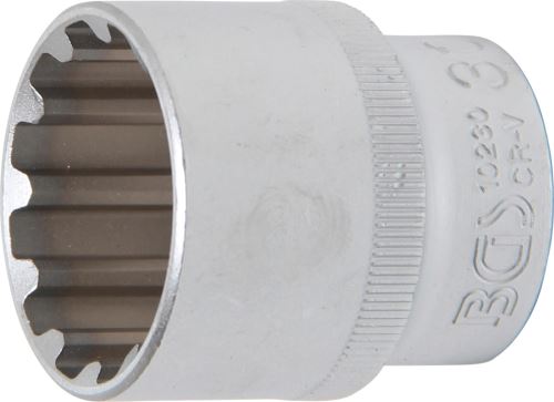 BGS Hlavice nástrčné 1/2", 8 - 32 mm,  "GearLock"